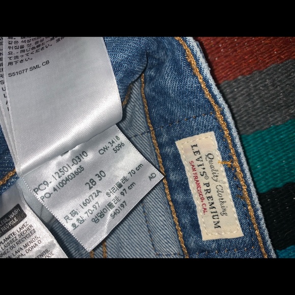 SOLD Levi’s 501 Straight Leg Denim - Picture 8 of 8